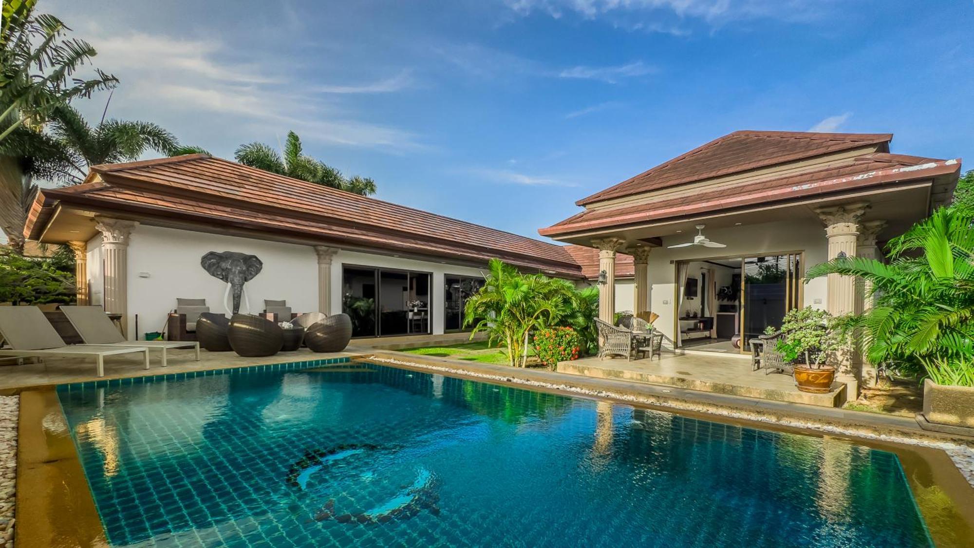 Garden Bungalows 4Br With Private Pool Ban Saiyuan Eksteriør billede