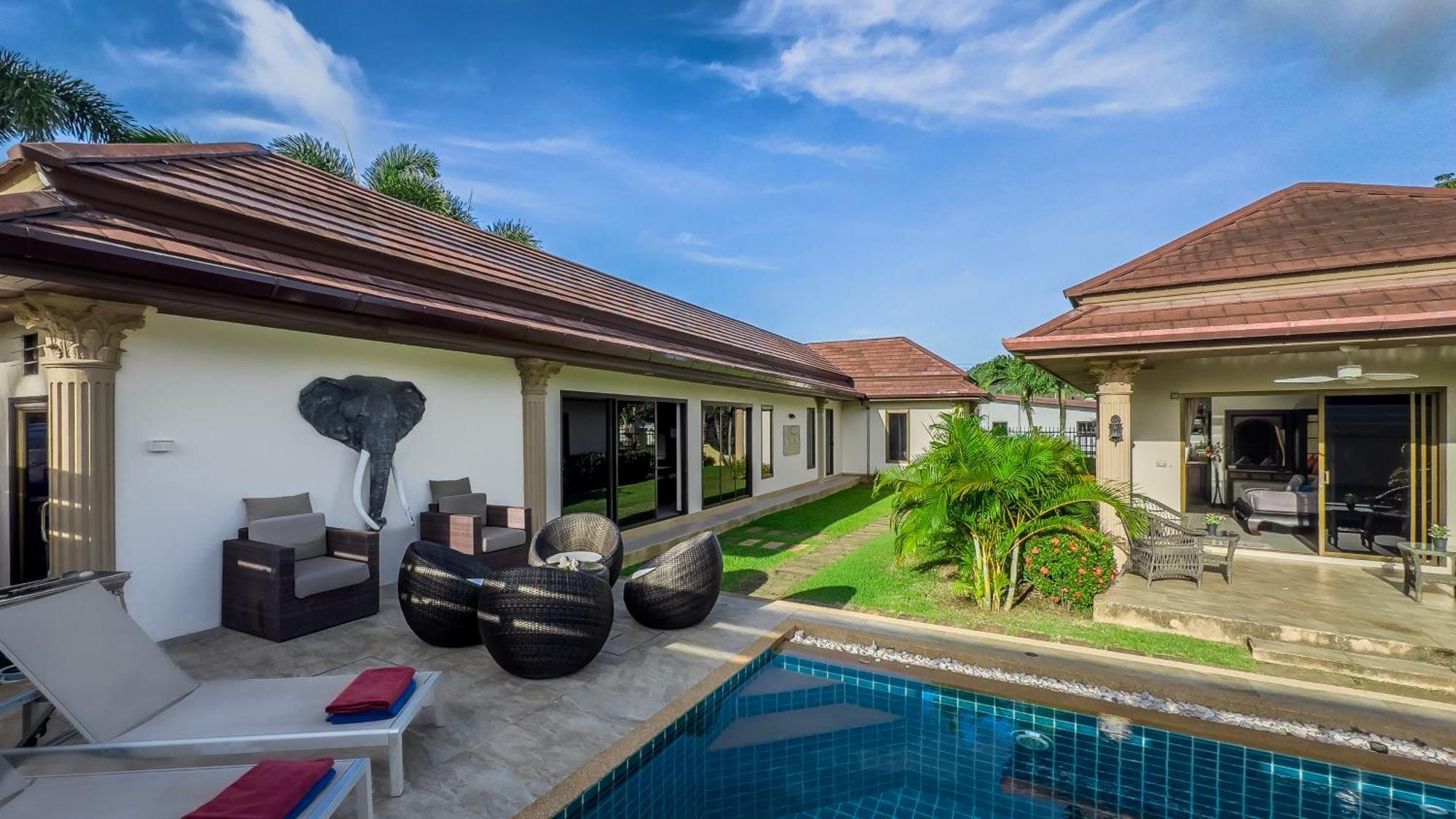 Garden Bungalows 4Br With Private Pool Ban Saiyuan Eksteriør billede